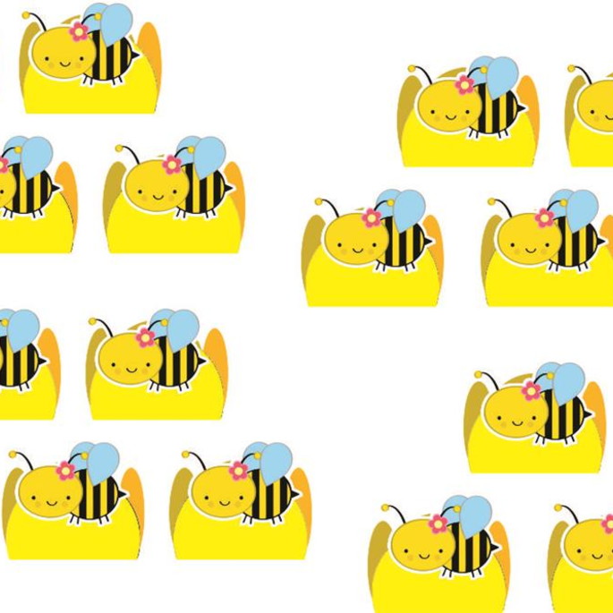 Imagem 1 - 50 forminhas Abelhinha Menina