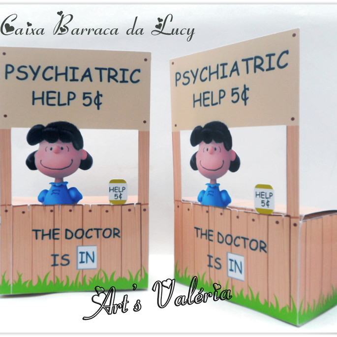 Imagem 1 - Caixinha Barraca da Lucy do Snoopy- O Filme