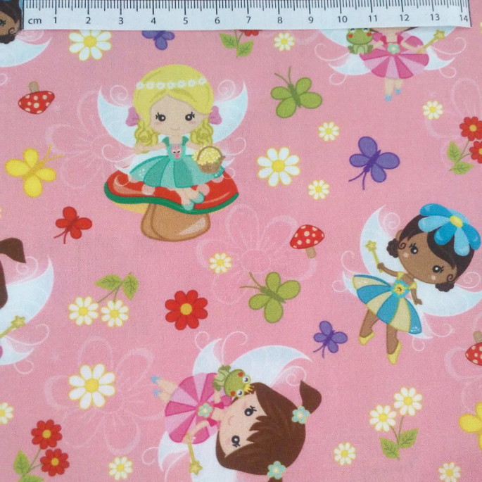 Imagem 3 - Kit tricoline patchwork Pink