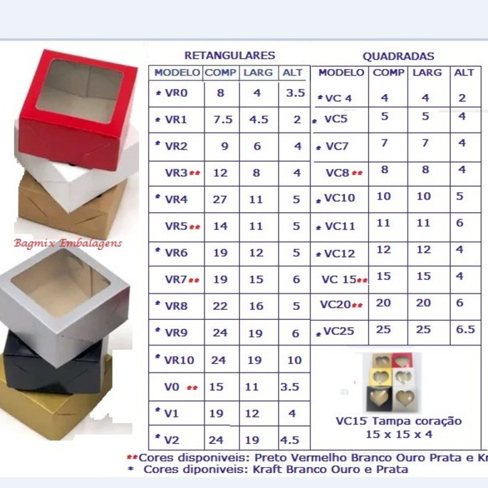 Imagem 3 - 20 Caixas com Visor 27x11x5 Pct com Uma Cor a Escolher