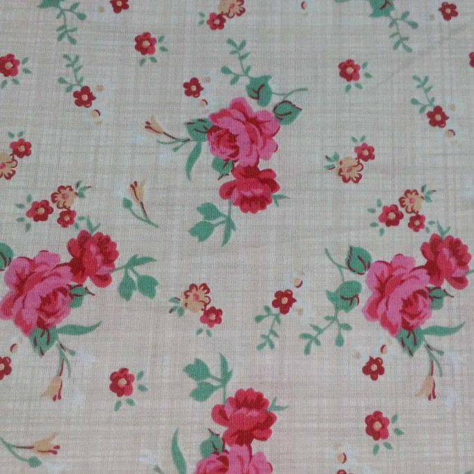 Imagem 1 - Kit Tricoline patchwork Flores