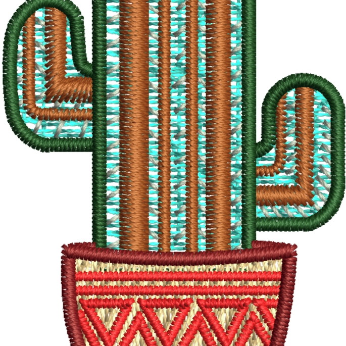 Imagem 1 - Patch Termocolante Cactus - 51170