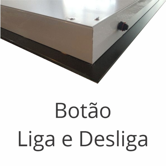 Imagem 2 - Espelho Quadrado Led Com Iluminação - 80cm X 80cm