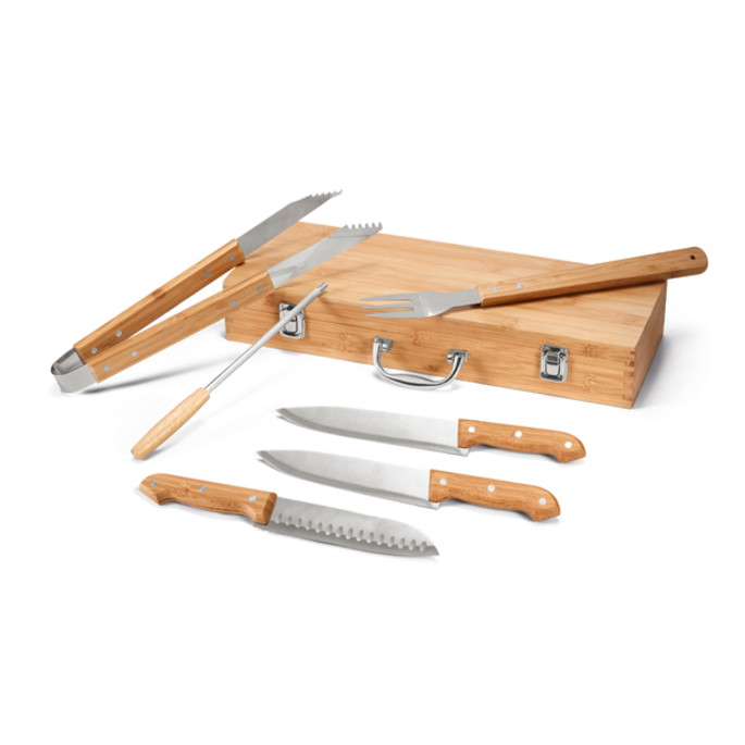 Imagem 1 - Kit Churrasco - Kit Talheres 6 Peças - K93844