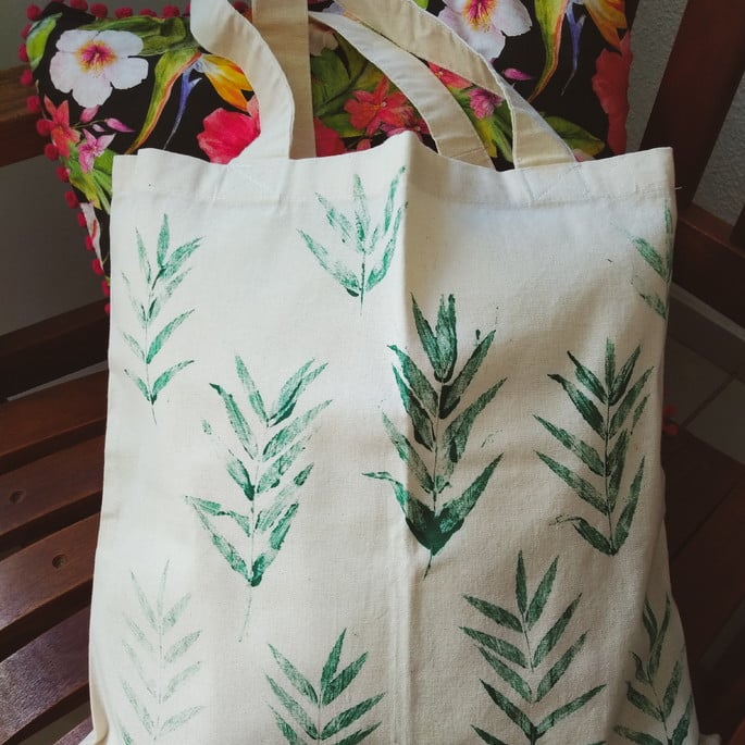 Imagem 1 - Ecobag Folhas