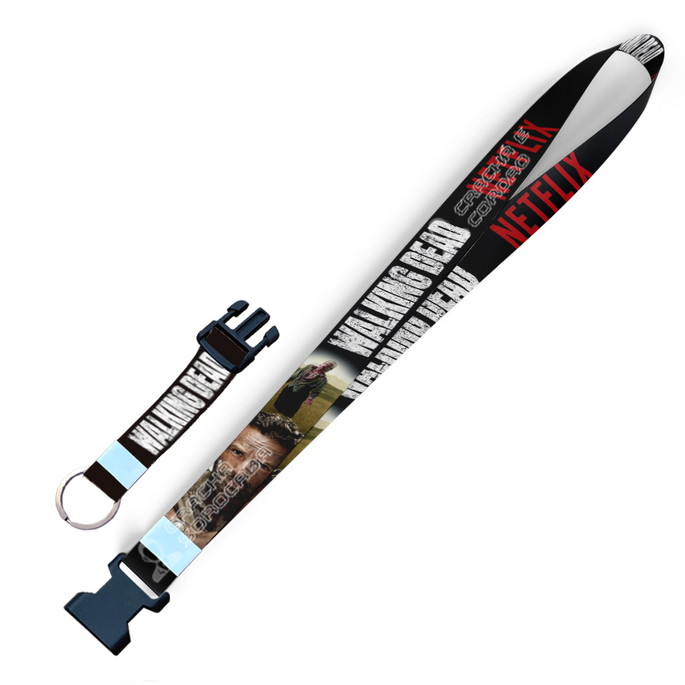 Imagem 1 - Cordão Walking Dead Rick C0090P com Fecho Bolsa e Argola