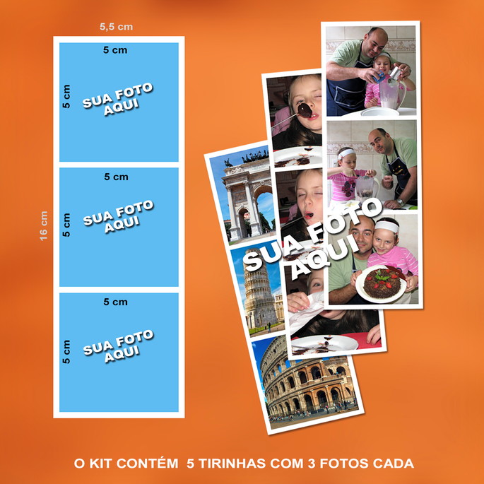 Imagem 2 - TIRINHA PERSONALIZADA COM ÍMÃ – Kit com 5