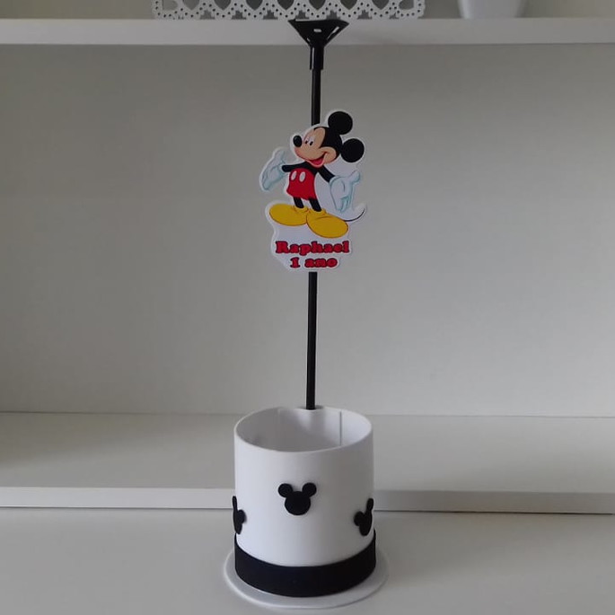 Imagem 4 - Kit com 10 Centro / Enfeite de Mesa Mickey - Mod 3