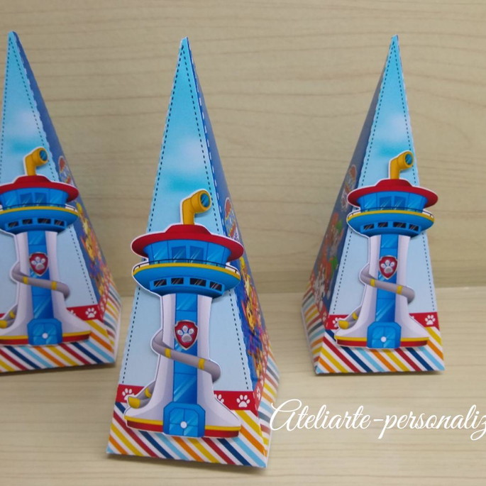 Imagem 1 - Cone Pirâmide Scrap Patrulha Canina