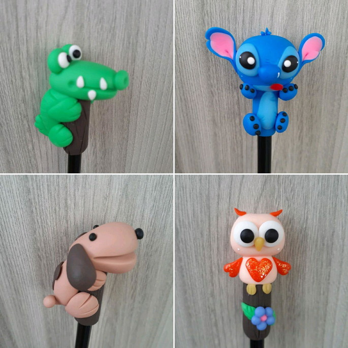 Imagem 3 - Ponteira de Caneta Bic Lembrancinhas Biscuit