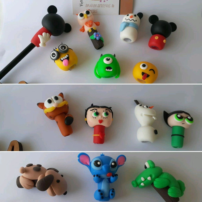 Imagem 2 - Ponteira de Caneta Bic Lembrancinhas Biscuit