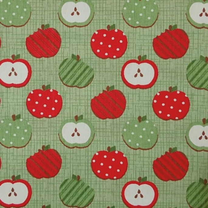 Imagem 1 - Tecido Patchwork Maça Com Mel (Maças) RT254