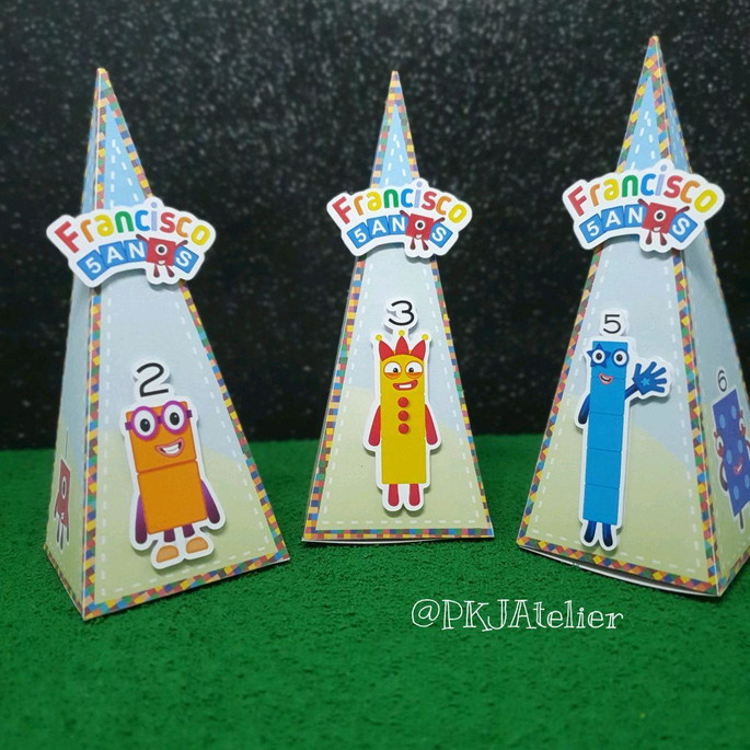 Imagem 2 - Caixa Piramide Numberblocks - Kit com 5