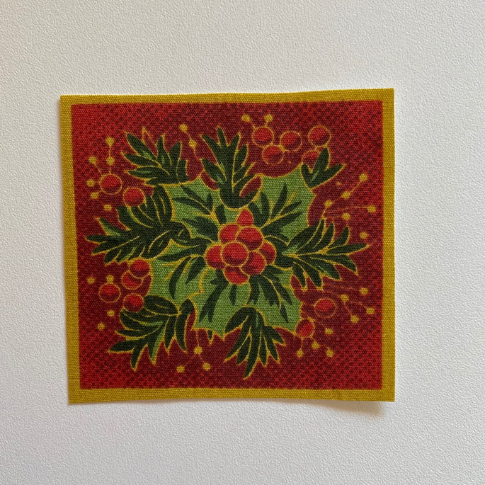 Imagem 2 - Patch Aplique Termocolante Quadrado com Flores (2 Unidades )