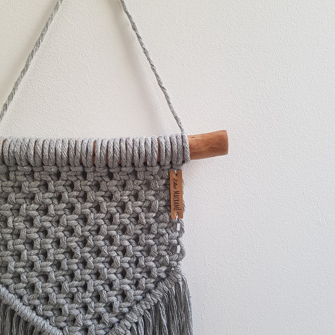 Imagem 5 - Macramê cinza