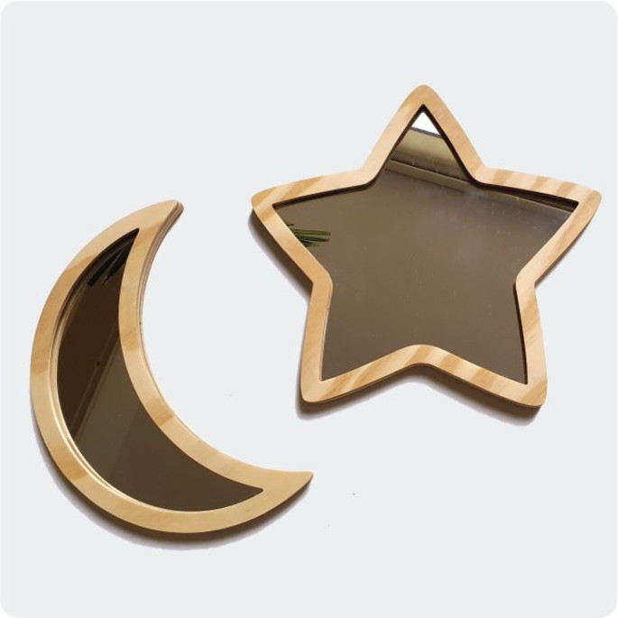 Imagem 3 - Conjunto espelhos lua e estrela