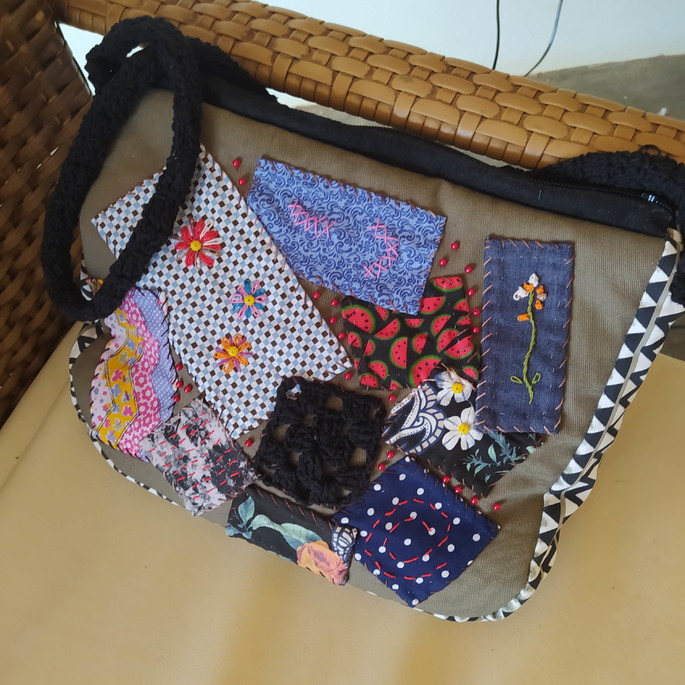 Imagem 1 - bolsa patchwork