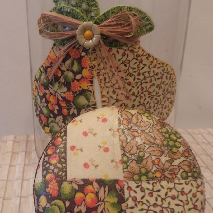 Imagem 3 - Pote patchwork pera tecido