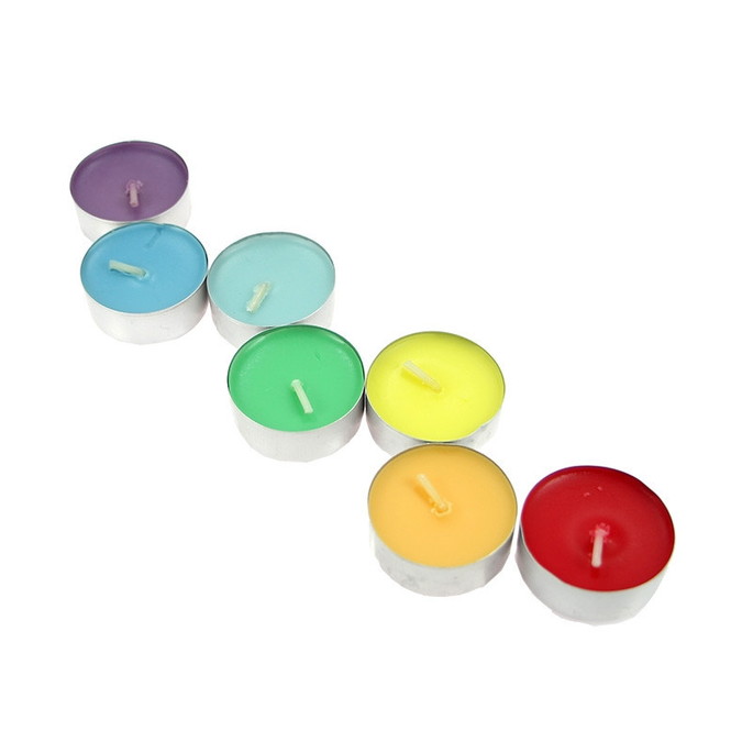 Imagem 1 - Kit com 7 Velas Rechaud dos Sete Chakras