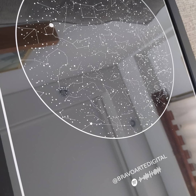 Imagem 5 - MAPA ESTELAR com SPOTIFY CODE INTERATIVO (digital)