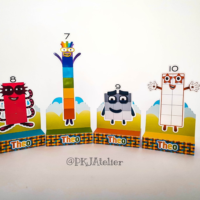 Imagem 1 - Porta Bis Duplo Numberblocks - Kit com 20
