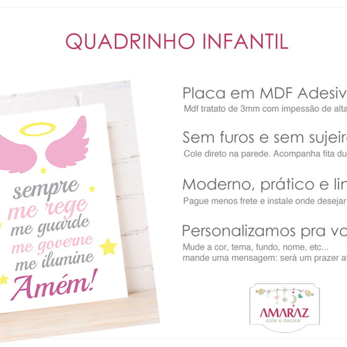 Imagem 2 - Quadro ursinho e lua