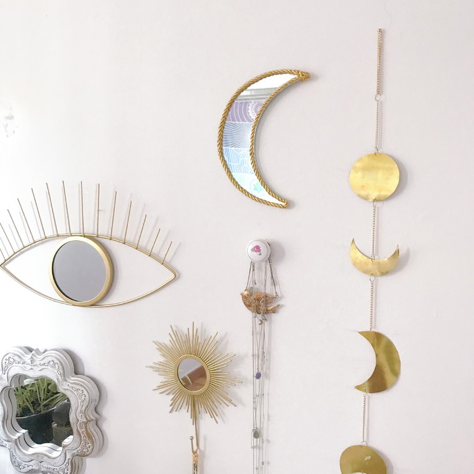 Imagem 2 - Espelho Lua Dourado