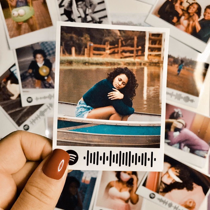 Imagem 1 - Foto Polaroid Com Spotify Code