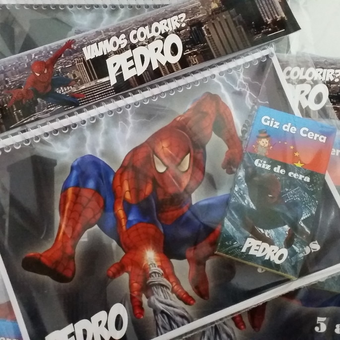 Imagem 1 - Kit de Colorir Homem Aranha