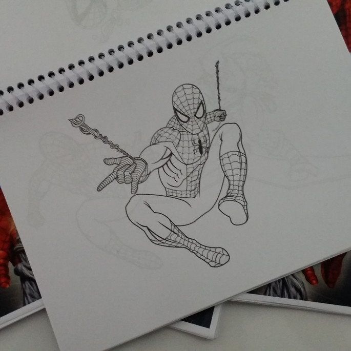 Imagem 2 - Kit de Colorir Homem Aranha