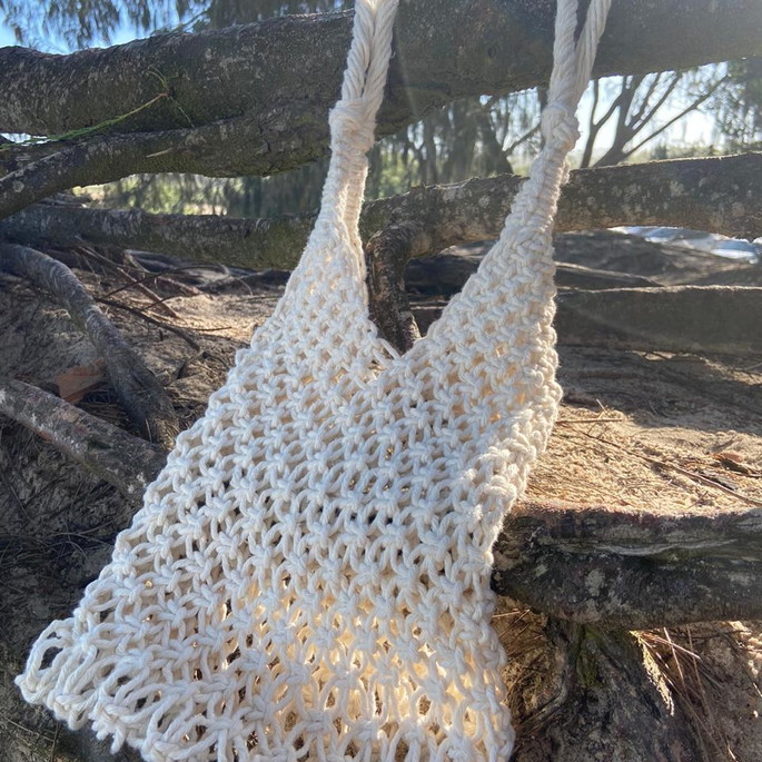 Imagem 1 - Ecobag de macramê