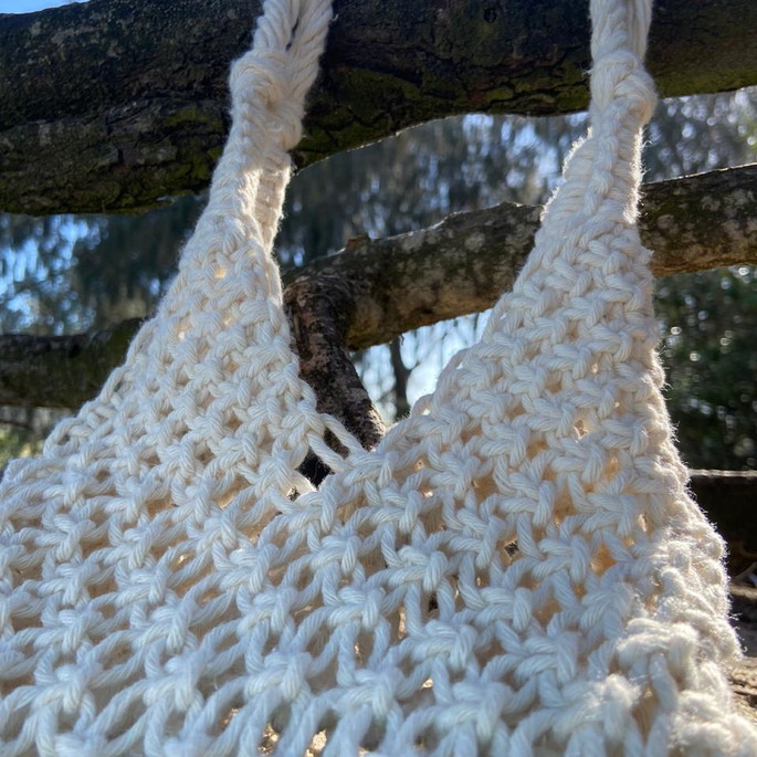 Imagem 2 - Ecobag de macramê