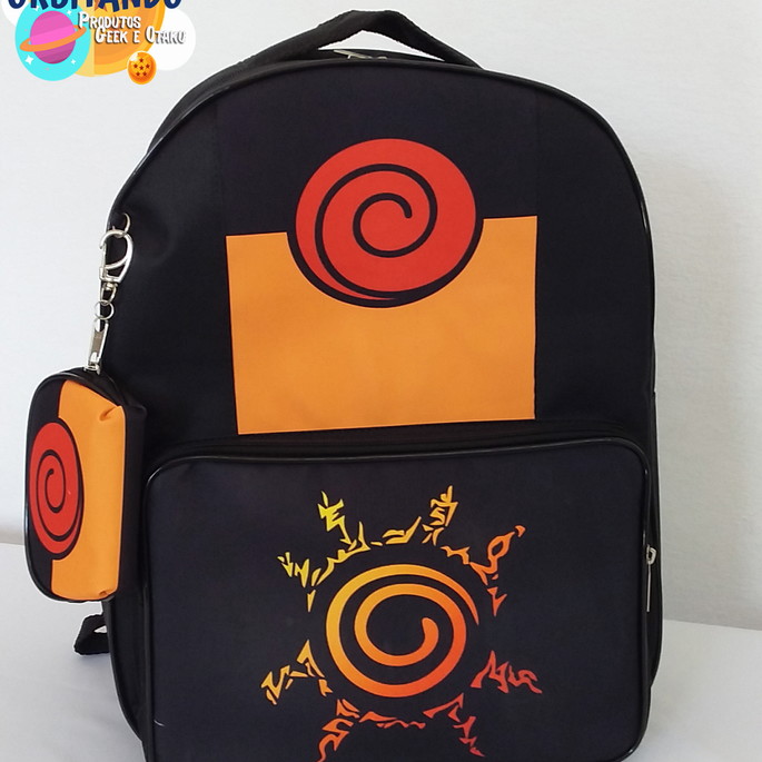 Imagem 1 - Mochila Naruto - Selo Kyuubi (com Partição para Notebook)