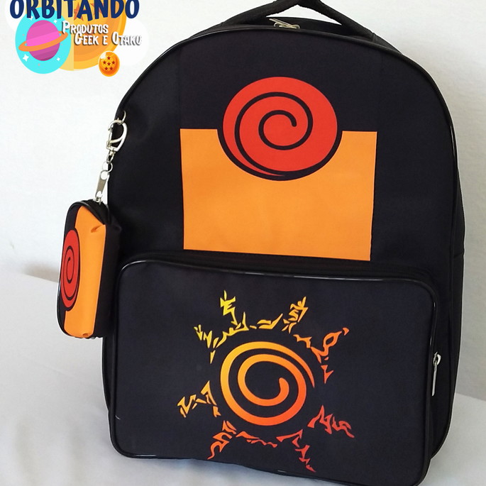 Imagem 3 - Mochila Naruto - Selo Kyuubi (com Partição para Notebook)