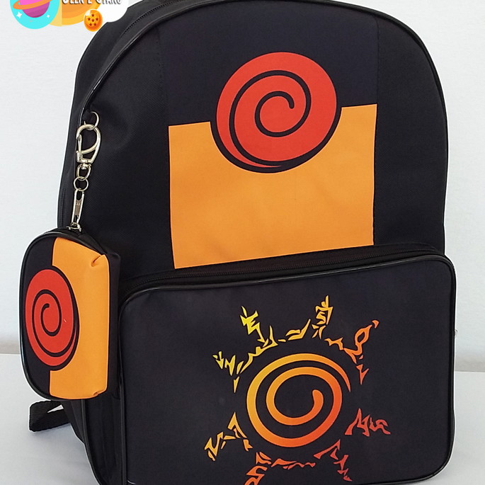 Imagem 4 - Mochila Naruto - Selo Kyuubi (com Partição para Notebook)