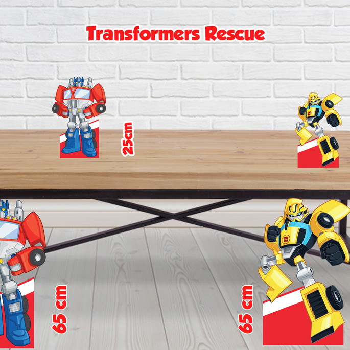 Imagem 1 - Totem Transformers Rescue e display de mesa