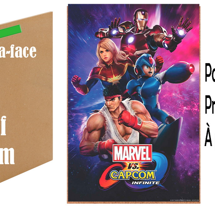 Imagem 1 - Placa A4 Marvel vs Capcom