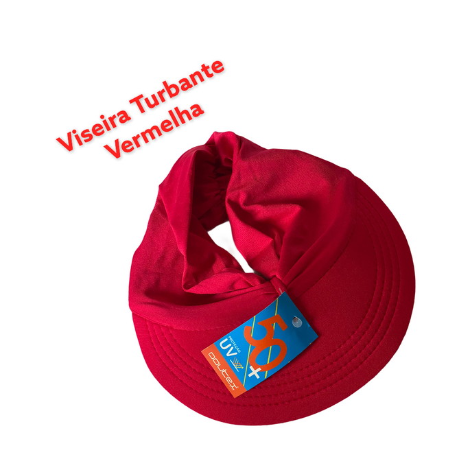 Imagem 1 - Viseira Turbante - Cor Vermelha