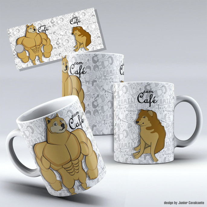 Imagem 1 - Caneca com Café e sem Café