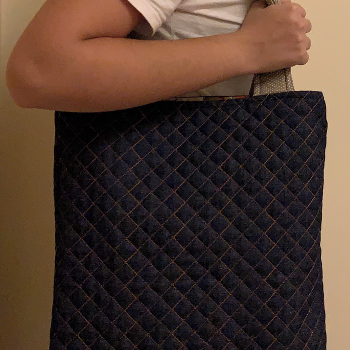 Imagem 4 - Ecobag dupla face em Patchwork.