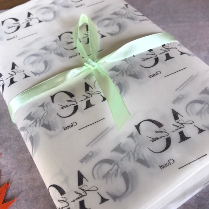 Imagem 2 - Papel Seda Tamanho 50x20 Personalizado 100 Unid