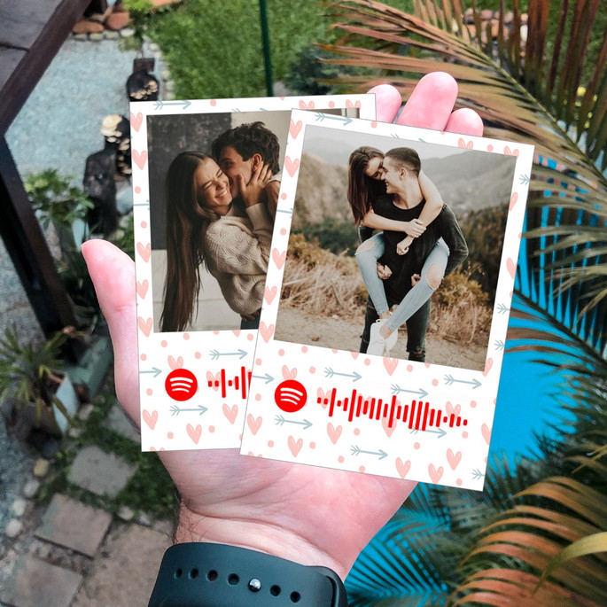Imagem 1 - Foto Polaroid - 10x7 - Spotify Code - com Imã