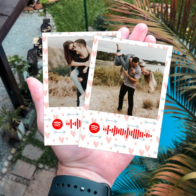 Imagem 2 - Foto Polaroid - 10x7 - Spotify Code - com Imã