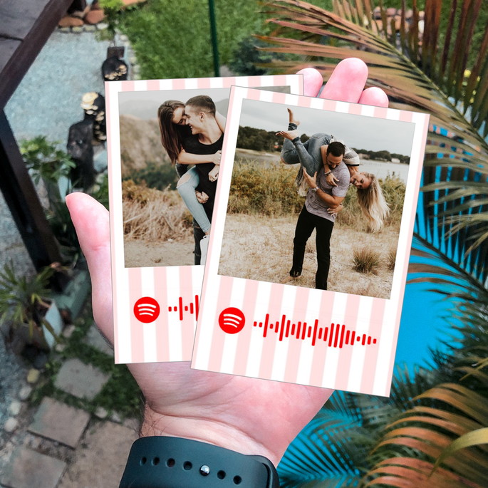 Imagem 2 - Foto Polaroid - 10x7 - Spotify Code - com Imã