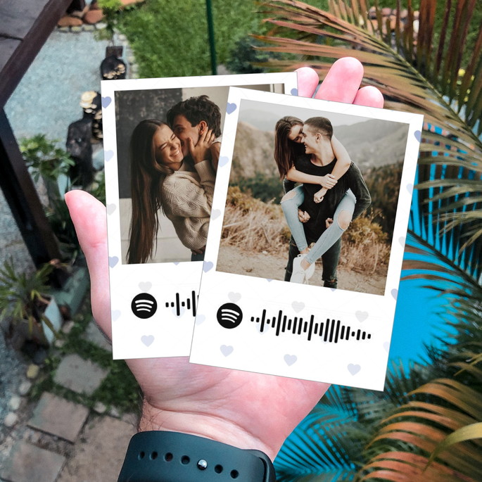 Imagem 1 - Foto Polaroid - 10x7 - Spotify Code - com Imã