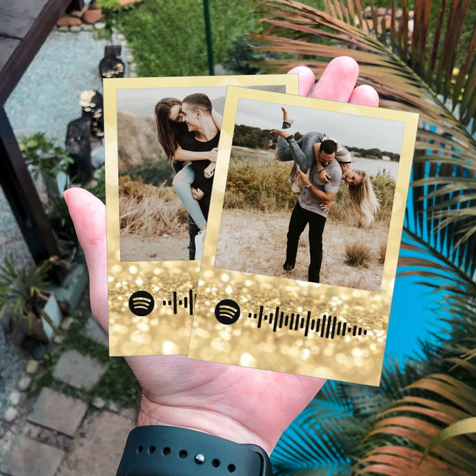 Imagem 2 - Foto Polaroid - 10x7 - Spotify Code - com Imã