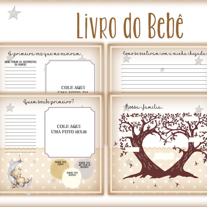 Imagem 2 - Livro do Bebê Ursinho Bege