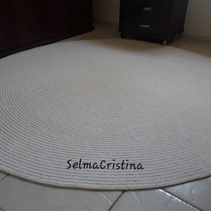 Imagem 1 - Tapete de barbante (2.20m de diâmetro )