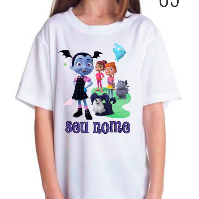 Imagem 2 - Camiseta infantil Personalizada - Vampirina 05