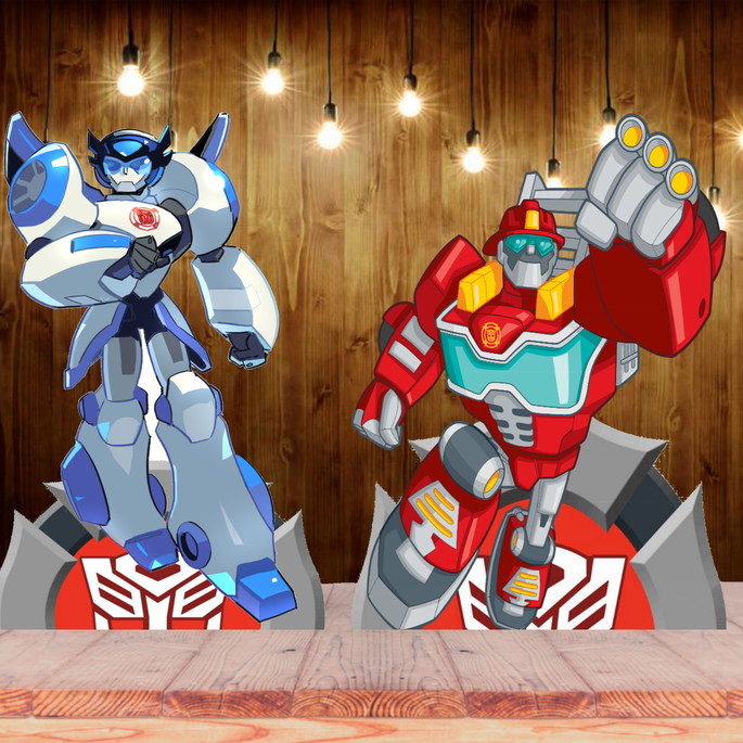 Imagem 1 - TRANSFORMERS RESCUE BOT displays Kit com 10 peças